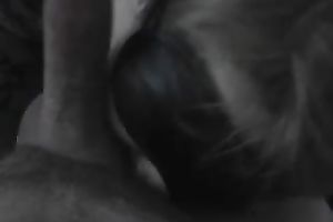 My pecker crazed girlfriend can engulf my 10-Pounder during the time that being blindfolded