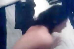 Amateur tattooed girlfriend was willing for engulf oral-sex in the washroom