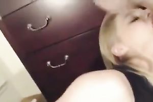 Hungry blond legal age teenager playgirl sucks a schlong on POV dilettante vid