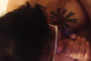 Ugly big beautiful woman doxy engulfing my penis deepthroat in POV movie scene