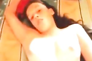 Seductive brunette hair sweetheart with great body acquires shoved with my 10-Pounder