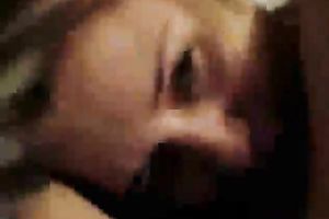 My hawt blonde college playgirl swallows everything from my knob