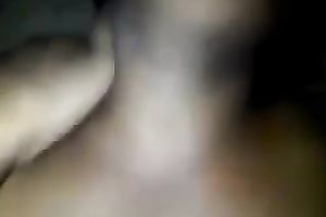 Lustful ebon GF sucks my BBC like a talented schlong sucker