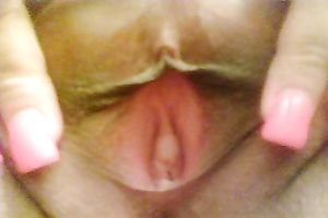 Flashing my soaked large titties and chunky fur pie during masturbation