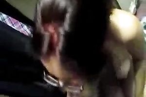Easily picked up nerdy brunette hair skinny beauty was stroking my hubby