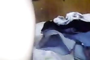 Slender dilettante Persian girlfriend got bare and flashed her fuck holes