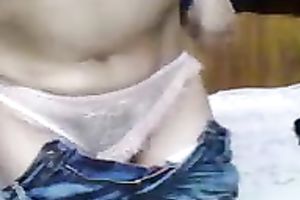 Slender dilettante Persian girlfriend got bare and flashed her fuck holes