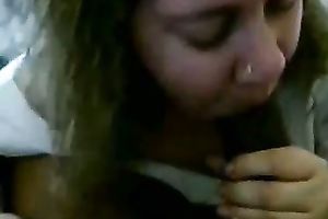 Chunky black haired nympho provided my lascivious dark ally with a blowjob