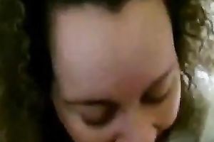 Chunky black haired nympho provided my lascivious dark ally with a blowjob