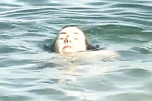 Cute brunette hooker on my yacht can not wait to fuck me