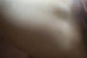 Sweet and beautiful dark brown chick with nice constricted love bubbles was blowing my ally