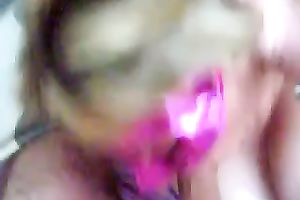 Busty blond whit black cock sluts sucks my weenie in lascivious mask