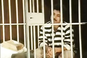 Even in prison cell u can fuck a recent looking slit of a blondie