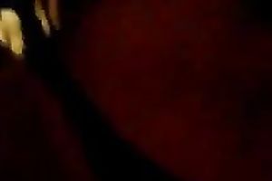 Hot Arab BBC slut in the bedroom flashing large love melons and wazoo