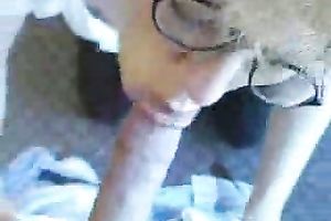 My aged music teacher woman sucks my biggest ramrod