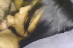 Alluring dark brown hooker not fast sucked my friend's lollicock in the motel