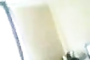 Black haired slender wife attacks my moist jock with her throat