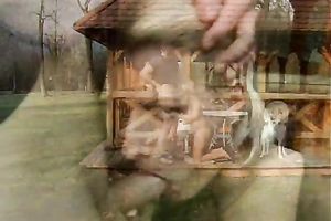 Tremendously lustful blond is riding her dude reverse cowgirl style