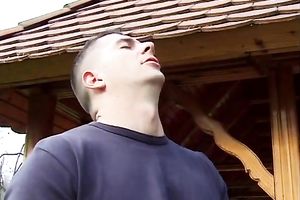 Tremendously lustful blond is riding her dude reverse cowgirl style