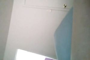 Amazing fat dark brown older girl let her hubby engulf her massive love melons