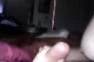 Bosomy breathtaking dark brown wife gives me a actually consummate oral-service