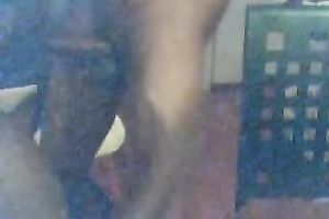 My skillful ebon babe pleases my chocolate hole and big dick