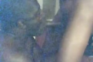 My skillful ebon babe pleases my chocolate hole and big dick