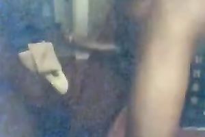 My skillful ebon babe pleases my chocolate hole and big dick