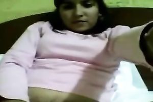 Amateur Indian hottie flashed her rather bushy moist wet crack on camera