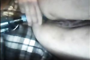 Horny floozy reams her constricted twat with her fresh metallic vibrator