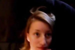 My glamorous GF sucks my prick and lets me cum on her face