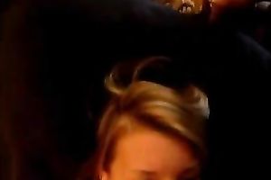 My glamorous GF sucks my prick and lets me cum on her face