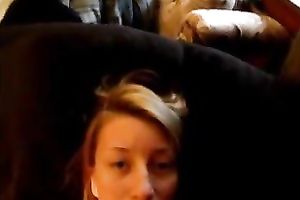 My glamorous GF sucks my prick and lets me cum on her face