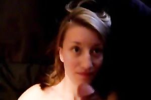 My glamorous GF sucks my prick and lets me cum on her face