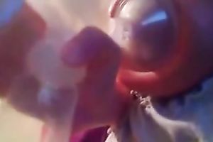 My cute BBC slut was pumping up some milk from her large juggs