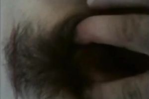 Amateur Asian cutie acquiesced to receive her a bit shaggy bawdy cleft fingered