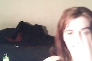 Sassy red haired honey please her dark boyfriend