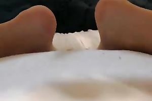 I tape my super busty golden-haired girlie playing with her hot enjoyable fur pie