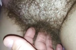 Fat and curly jungle cunt filmed closeup and fingered
