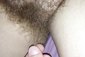 Fat and curly jungle cunt filmed closeup and fingered