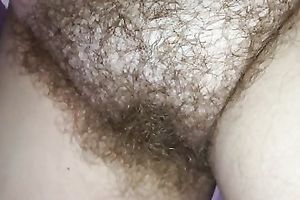 Fat and curly jungle cunt filmed closeup and fingered