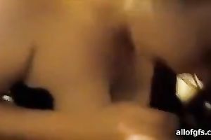 Cock crazed bimbo sucks her lover's BBC like a real pro