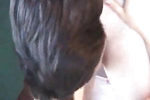 Short haired wrinkled older slutwife with pale love muffins gave head