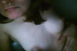 Skinny nerdy Russian webcam legal age teenager Lana masturbates in ottoman