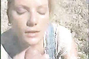 Gorgeous and excited blondie wants spunk flow on her face