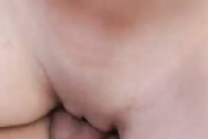 Busty and hawt brunette hair gives head previous to I fuck her on POV