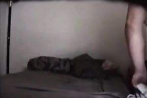 Eating and fucking my milf pickup in my abode on webcam
