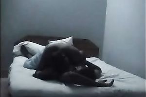 My Indian girlfriend is on top feeding me with her large boobies