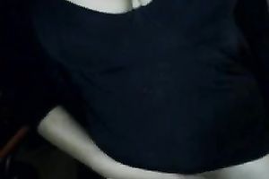 Big breasted charming chick showed off me her hawt boobies on web camera