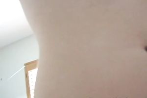 Two dilettante slim lesbo angels tease cunts in the early morning